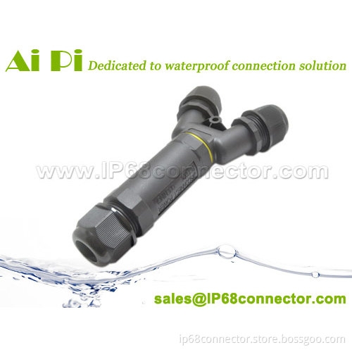 Waterproof 3-Way Y-Type Wire Connector